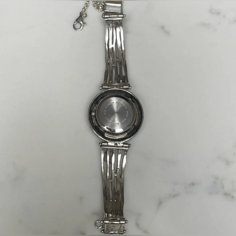 HTF Silpada Sterling Silver & Freshwater Pearl Watch T1315
